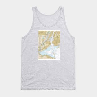 New York Harbor - Marine Navigation Nautical Chart Tank Top